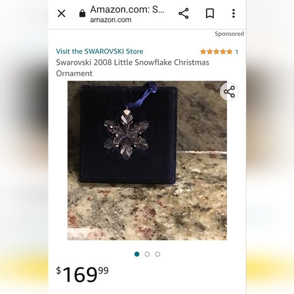 Swarovski crystal Christmas ornaments - Picture 3 of 7